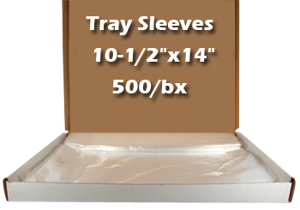 Tray Sleeves Plastic-500/pk-Ritter B-10.5x14-Mark3-Dental Supplies