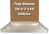 Tray Sleeves Plastic-500/pk-Ritter B-10.5x14-Mark3-Dental Supplies
