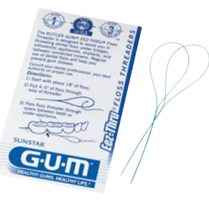GUM Eez-Thru Floss Threaders-Sunstar Americas-Dental Supplies