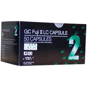 Fuji II-LC Caps-GI Restorative-48bx-GC America-Dental Supplies