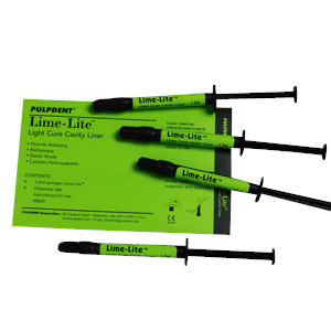Lime-Lite Light Cure Cavity Liner - Pulpdent - dental supplies