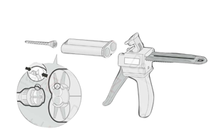 VPS-Dispensing Gun-1:1-Cosmetic Dentistry-Cargus-Dental Supplies