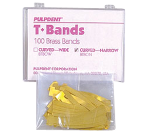 T-Bands-Matrix Bands-100/pk-Retainerless-Pulpdent-Dental Supplies