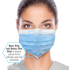 Earloop Masks-Level 1-3-ply-50/bx-Unipack-Dental Supplies