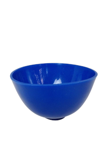 Silicon Blue flexible mask mixing bowls in various sizes