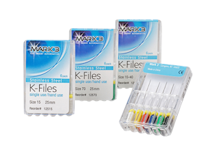 K-Files 6/pk - MARK3  - dental supplies