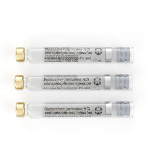 Septocaine Cartridge 4% w/ Epi-Septodont-Dental Supplies