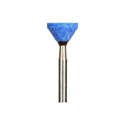 Blue Mounted Points Inverted Cone 100/pk - Keystone Industries - dental supplies