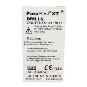 ParaPost XT Post System Drills - Coltene/Whaledent - dental supplies
