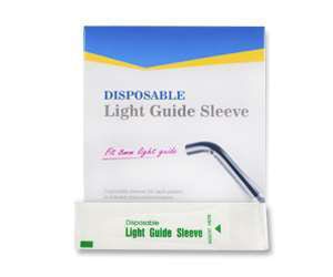 Curing Light Guide Sleeves Small 4.8 x 1.6 x 5.2 in. 100/pk. - Dentmate
