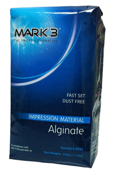 Jeltrate Alginate - Fast Set Pink, 1 Lb. Can. Alginate Impression Material