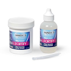 Fortify Glass Ionomer Luting Cement Powder Liquid Kit - MARK3