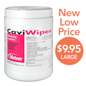 Caviwipes Towelettes Metrex Large - Dental Supplies