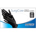 SurgiCare Nitrile Exam Gloves 200/bx Black Small - MARK3