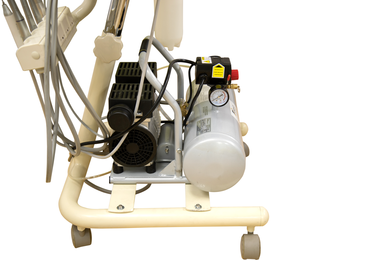Portable Mobile Cart with Integrated Compressor - Flight Dental Systems