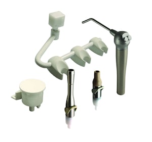 Rear Under Cabinet Assistant Arm For Delivery Unit - Flight Dental Systems