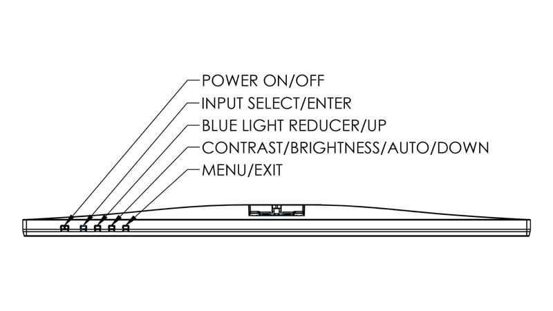 Planar 24" Monitor White - Flight Dental Systems