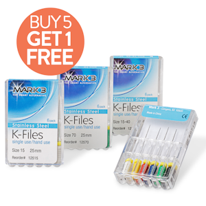 K-Files 6/pk - MARK3 - dental supplies