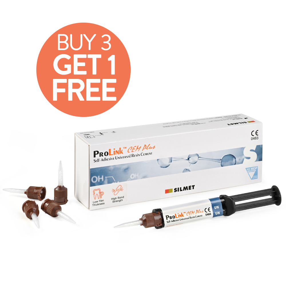 ProLink CEM Plus Universal Self Adhesive Resin Cement w/MDP Automix Syr. 5gm. - Silmet