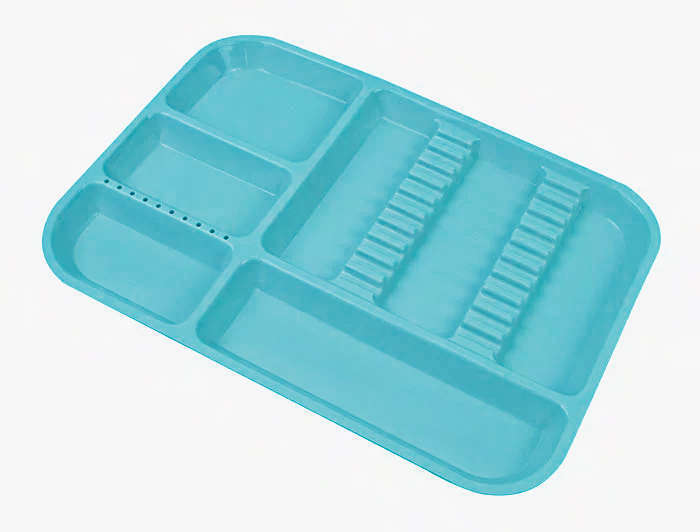 Dental Set Up Trays Blue 1/pk Autoclavable - MARK3
