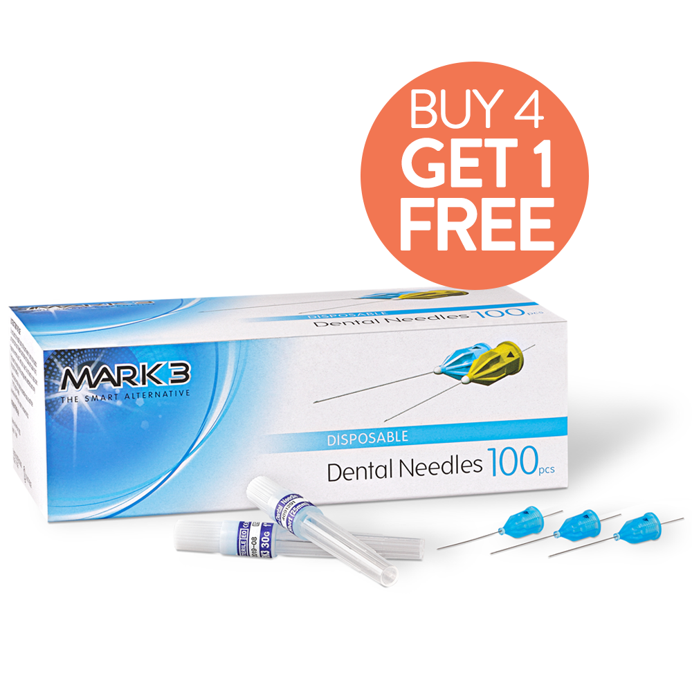 MARK3 Disposable Dental Needles Plastic Hub, Noble Dental Supplies