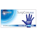 SurgiCare Plus Nitrile Exam Gloves Blue 200/bx-  MARK3