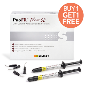 Profil Flow SE - Light Cure Self Adhesive Flowable Composite 2/pk - Silmet - dental supplies