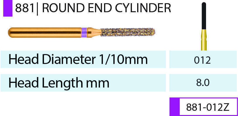 Blue Streak Zirconia Diamond Burs Assorted Pack 5/pk. - MARK3®