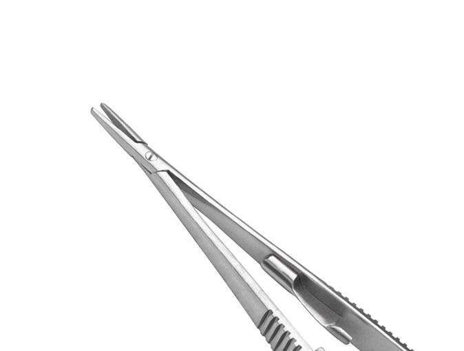 Castroviejo Needle Holder Curved 5 1/2" - MARK3