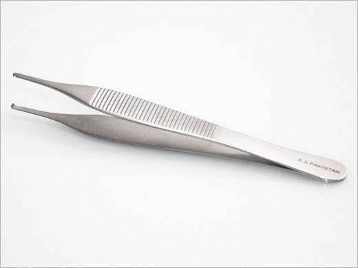 Adson Dressing & Tissue Forceps 1x2 Teeth 4.75" - MARK3