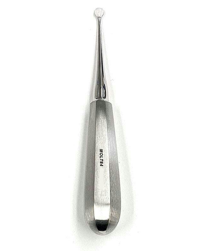 Molt Bone Curette #1 Straight Point Single End Spoon Tip Dental Instrument
