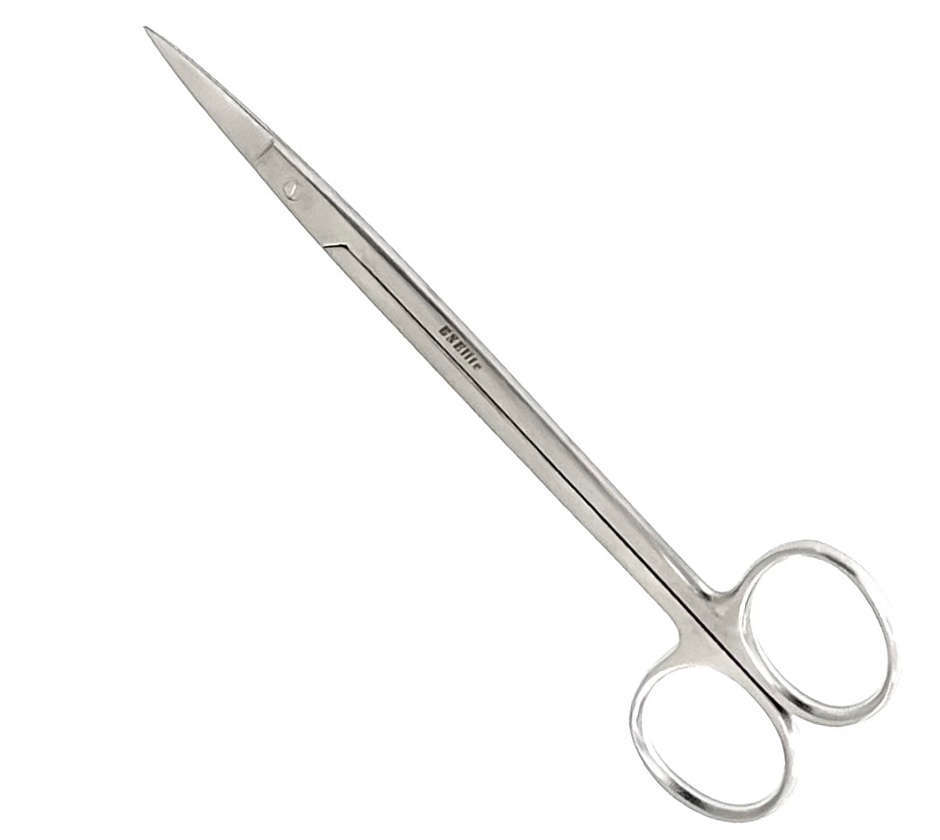 Kelly Scissors Serrated Blade Straight 6.25in - MARK3