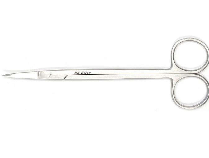 Kelly Scissors Serrated Blade Curved 6.25in - MARK3