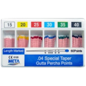 Gutta Percha Points-Tapered .04 & .06-Meta-Dental Supplies Gutta Percha Points-Tapered .04 & .06-Meta-Dental Supplies