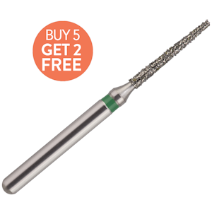 Blue Streak Diamond Burs 5/pk Flat End Taper - MARK3 Blue Streak Diamond Burs 5/pk Flat End Taper - MARK3