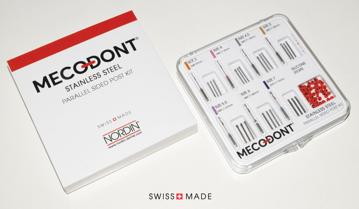 Mecodont Stainless Steel Post Intro Kit - Nordin