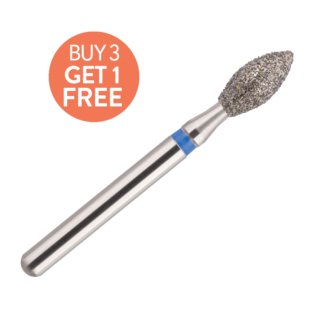 Blue Streak Diamond Burs 5/pk Football - MARK3