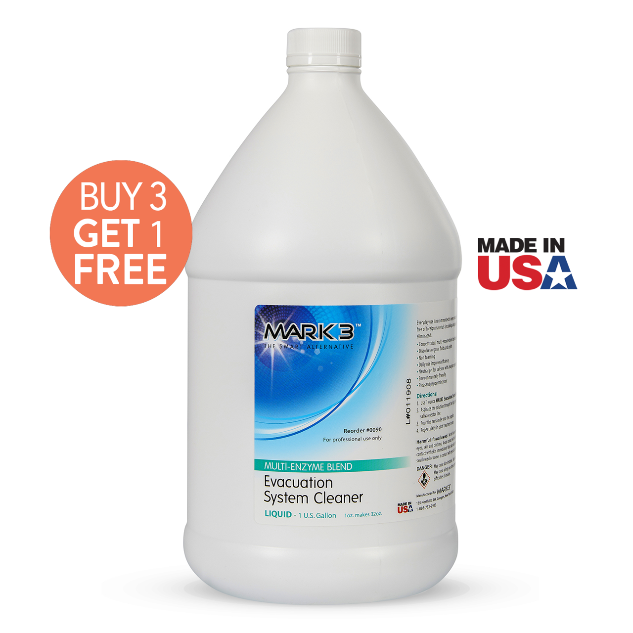 MARK3 Evacuation System Cleaner 1 Gallon - Multi Enzyme Blend