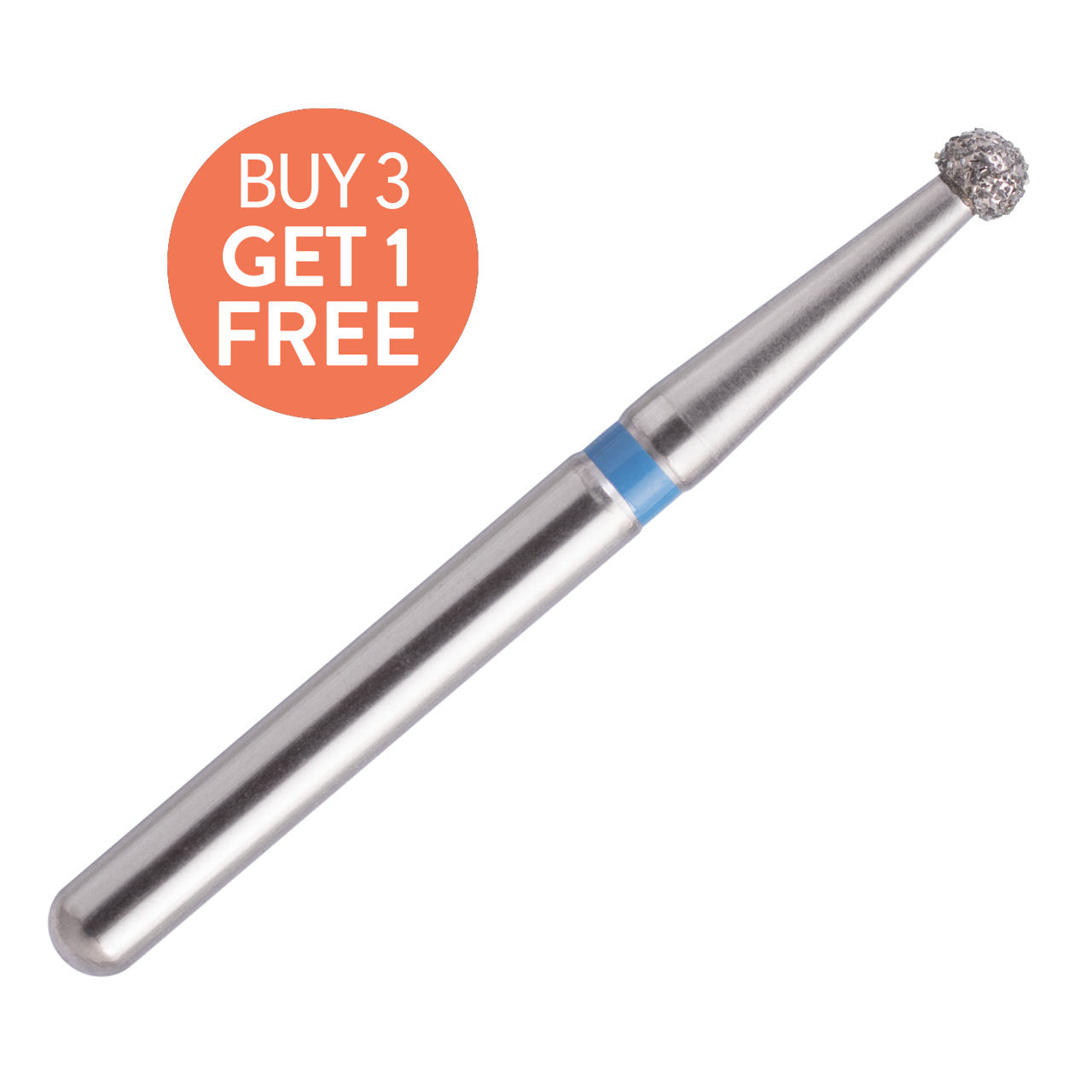 Blue Streak Diamond Burs 5/pk Round - MARK