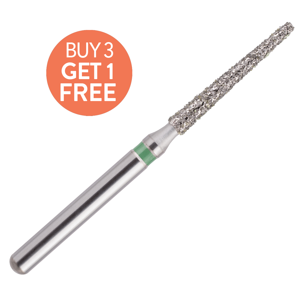 Blue Streak Diamond Burs 5/pk Round End Taper - MARK3