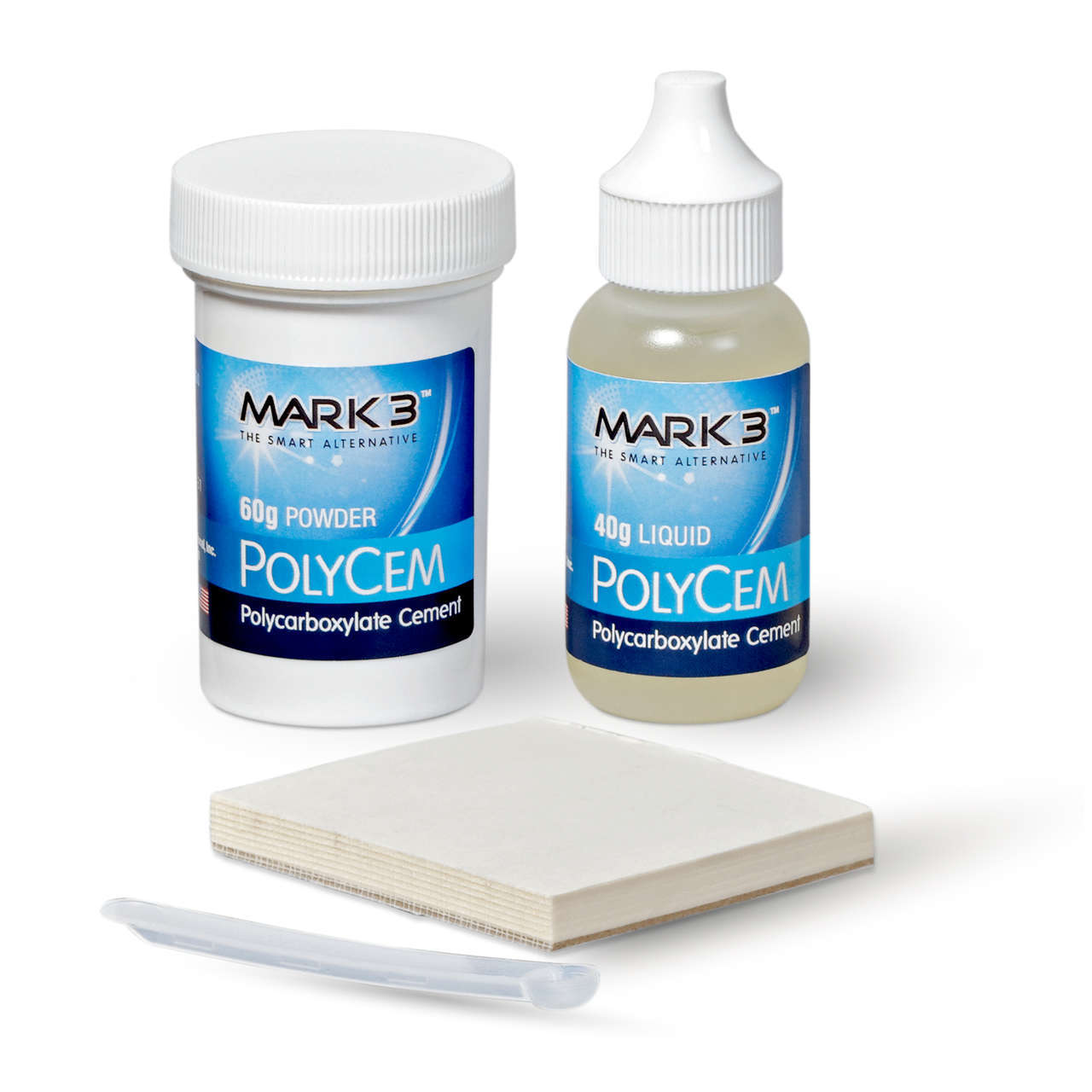 PolyCem - Polycarboxylate Cement Powder & Liquid Kit - MARK3