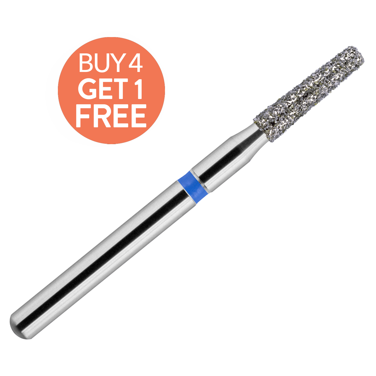 Picture of Blue Streak Diamond Burs 5/pk Round Edge Taper - MARK3