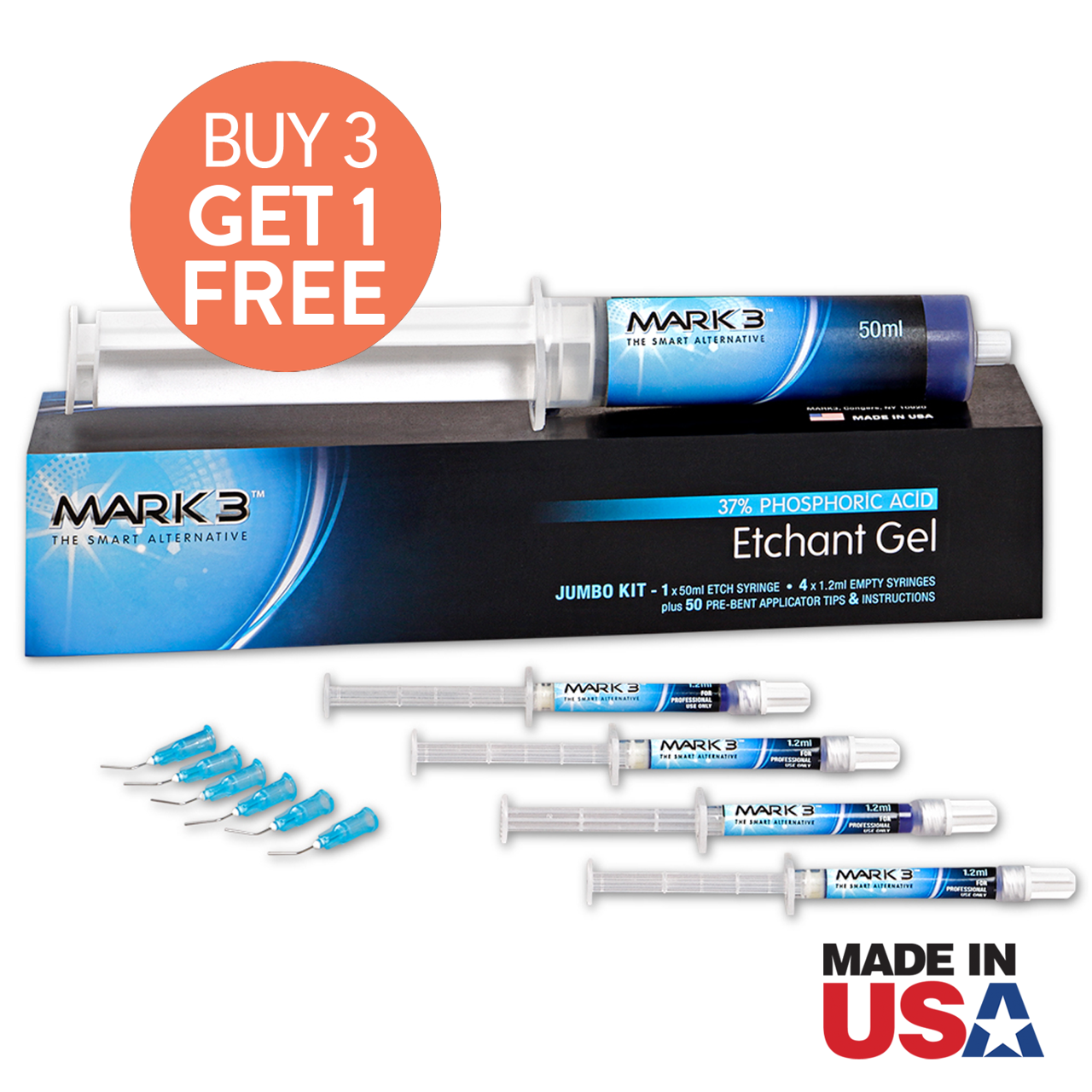 MARK3 Etch Gel 37 Phosphoric Acid Jumbo Pack