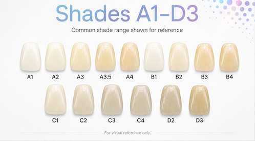 Chroma Chameleon Shade Guide A1-D3