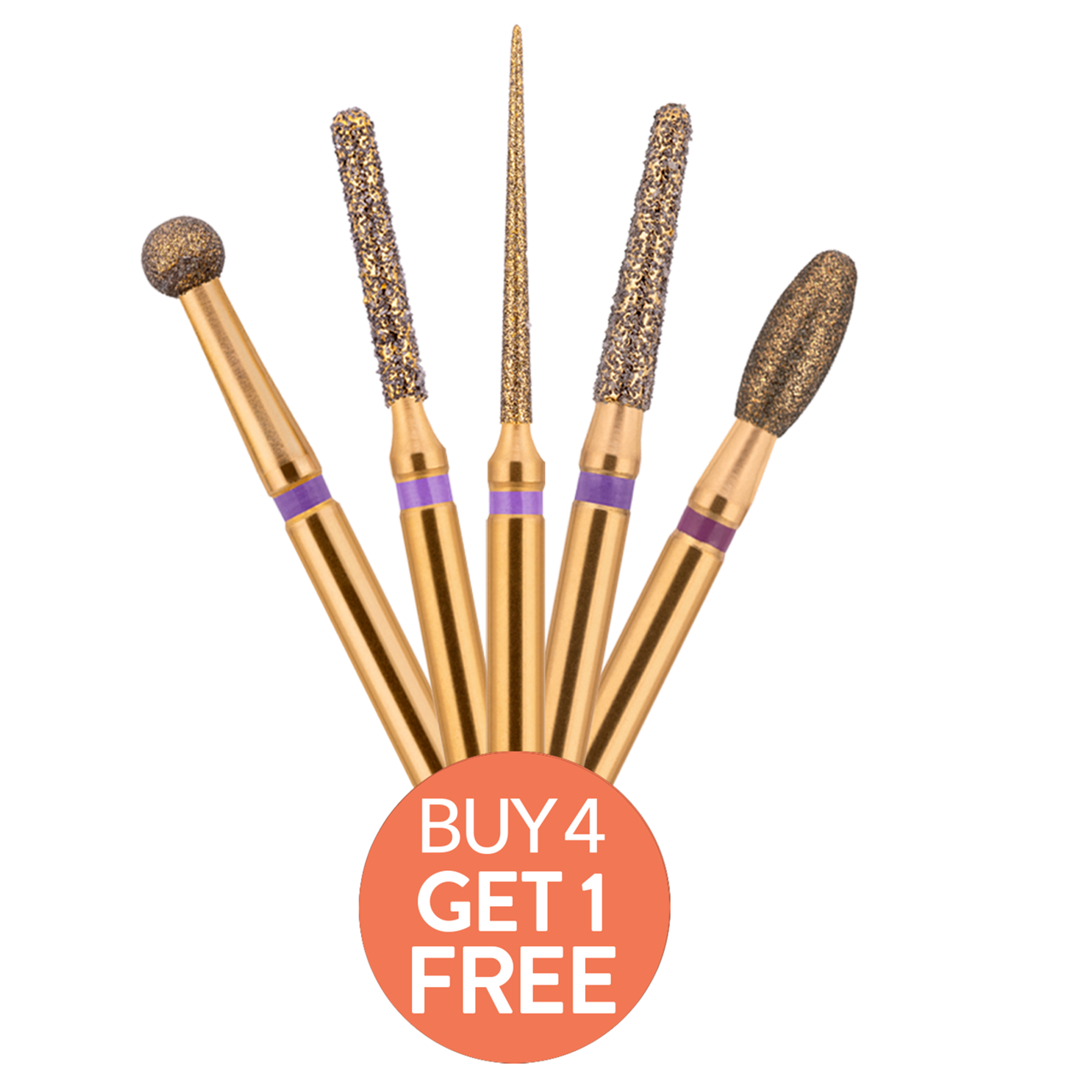 Blue Streak Zirconia Diamond Burs Assorted Pack 5/pk. - MARK3®
