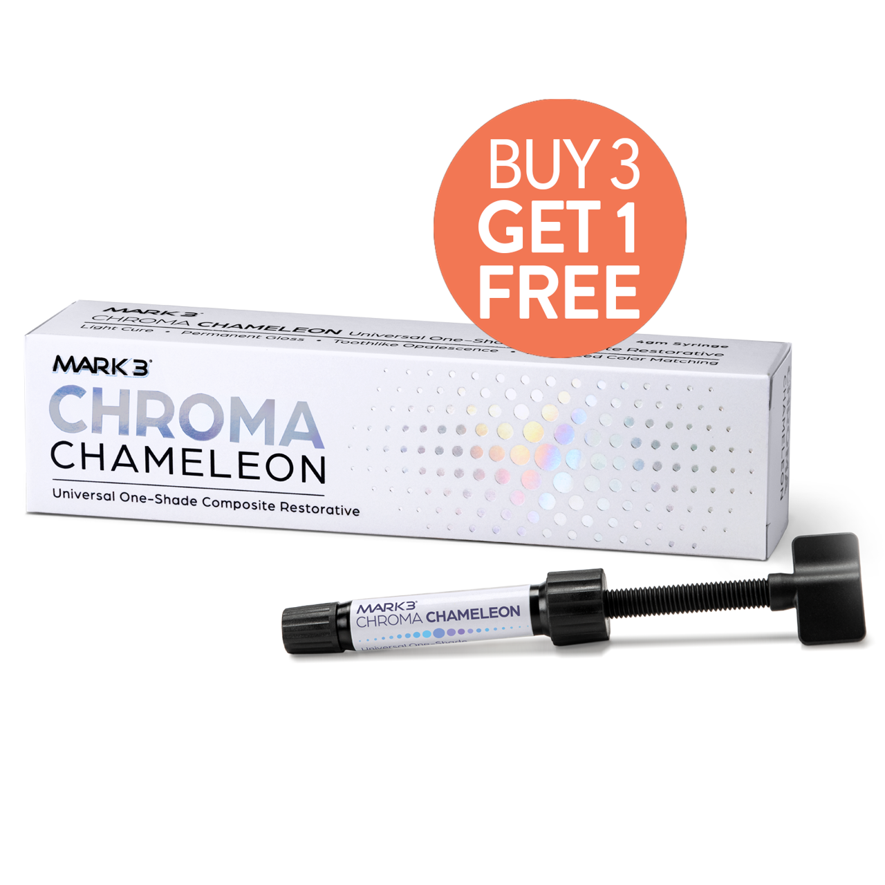 Chroma Chameleon One Shade Composite 4gm Syringe - MARK3